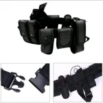 Belt with gun holster