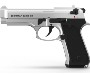 Retay Mod 92 Blank Gun Chrome – High-Quality 9mm Blank gun for Sale