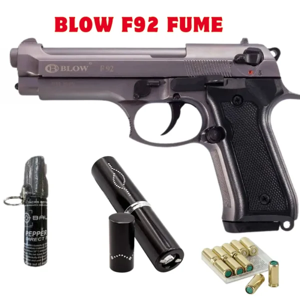 Blow F92 Fume with Pepper Spray, Holster, and 10 Bullets