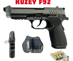 Kuzey F92 fume with Paper spray holster and 10 Bullets