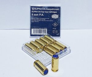 Waddie Teargas 9mm P.A.K Bullets (10s)