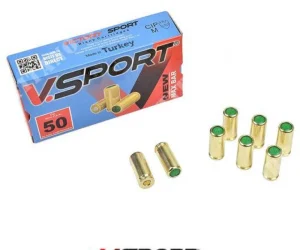 VSport Extra Loud 9mm P.A.K Blank Bullets (50)